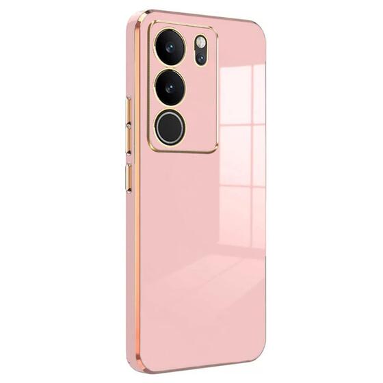 Microsonic Vivo V29 5G Kılıf Olive Plated Pembe