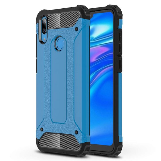 Microsonic Huawei Y7 2019 Kılıf Rugged Armor Mavi