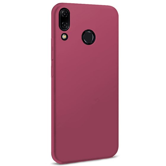 Microsonic Matte Silicone Asus Zenfone 5Z (6.2'') ZS620KL Kılıf Mor