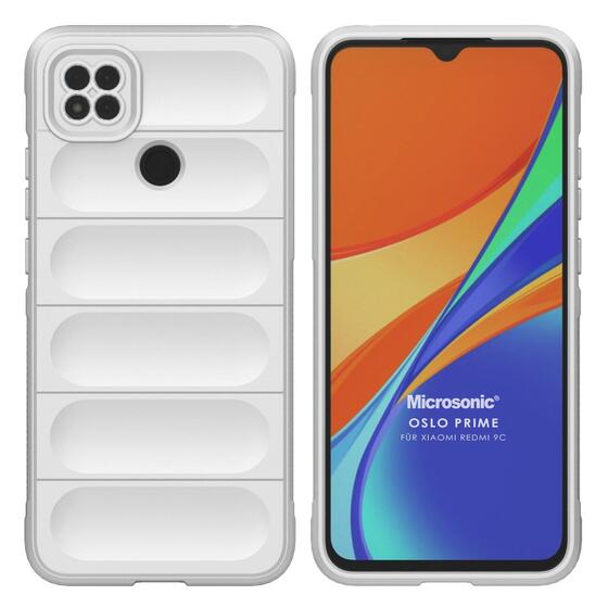 Microsonic Xiaomi Redmi 9C Kılıf Oslo Prime Beyaz