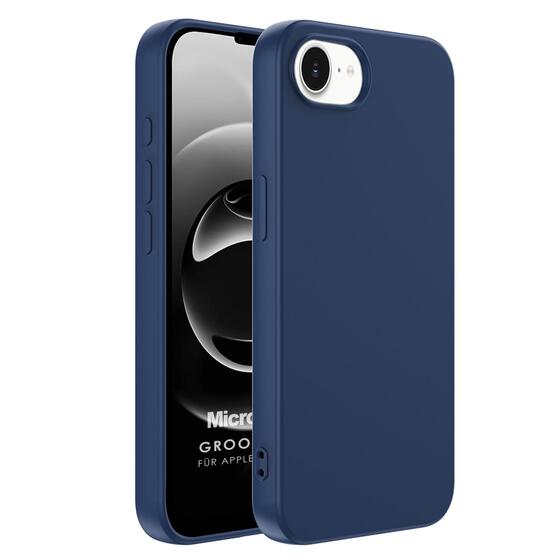Microsonic Apple iPhone 16e Kılıf Groovy Soft Lacivert