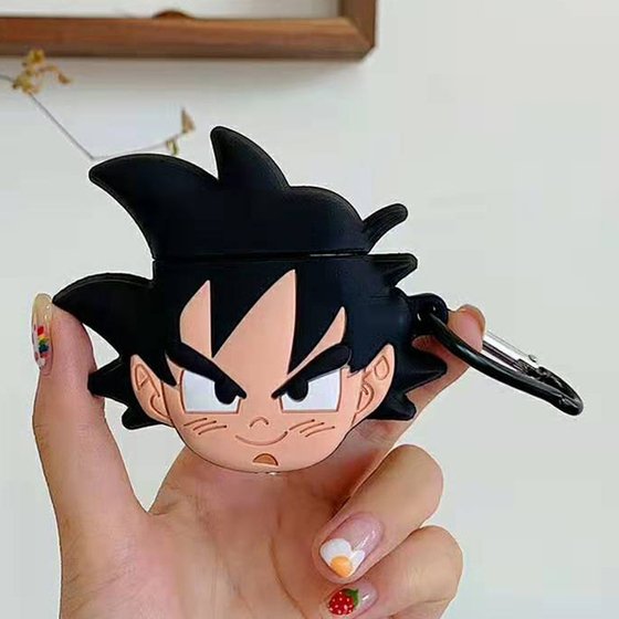 Microsonic AirPods 1. Nesil / 2. Nesil Kılıf Cartoon Figürlü Silikon Dragon Ball Son Goku