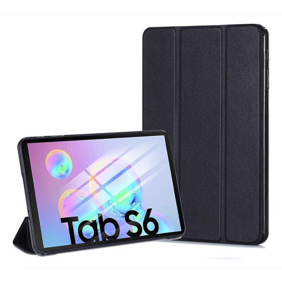 Microsonic Samsung Galaxy Tab S6 10.6'' T860 Smart Case ve arka Kılıf Siyah