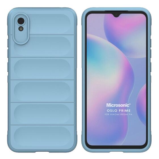 Microsonic Xiaomi Redmi 9A Kılıf Oslo Prime Mavi