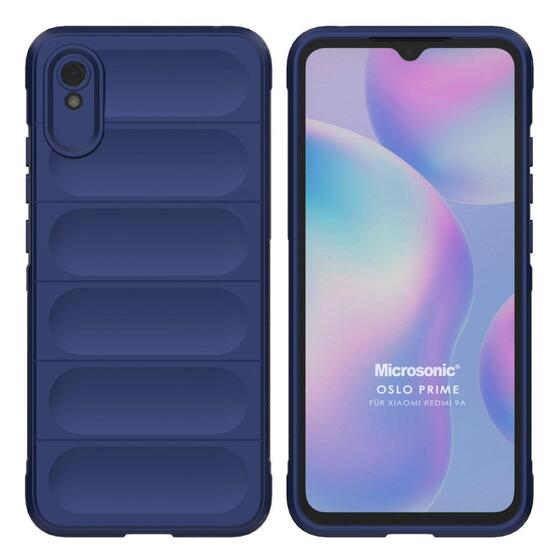 Microsonic Xiaomi Redmi 9A Kılıf Oslo Prime Lacivert