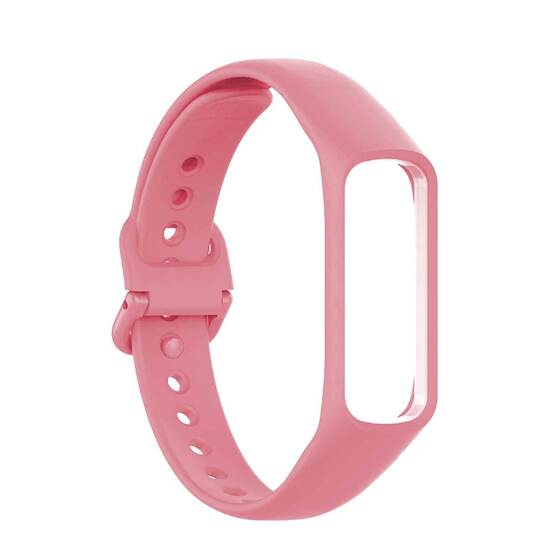 Microsonic Samsung Galaxy Fit 2 Silikon Kordon Pembe