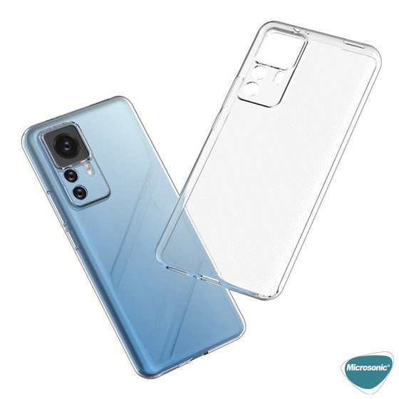 Microsonic Xiaomi Mi 12T Kılıf Transparent Soft Şeffaf