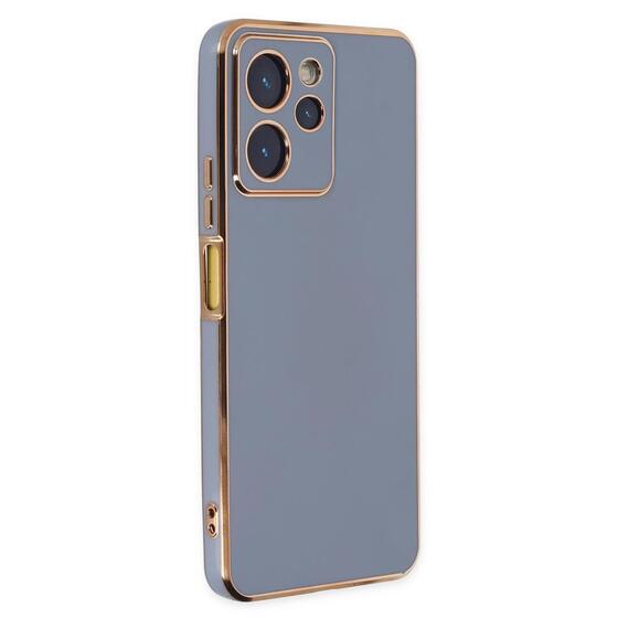 Microsonic Xiaomi Poco X5 Pro Kılıf Olive Plated Lavanta Grisi