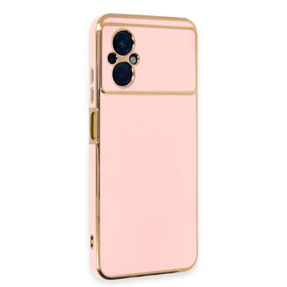 Microsonic Xiaomi Poco M5 Kılıf Olive Plated Pembe