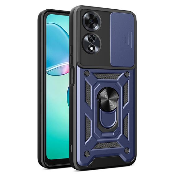 Microsonic Oppo A60 Kılıf Impact Resistant Lacivert