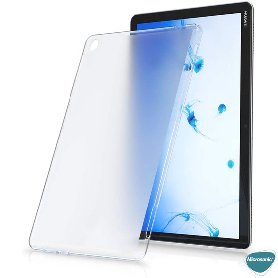 Microsonic Huawei MatePad T8 8'' Kılıf Transparent Soft Beyaz