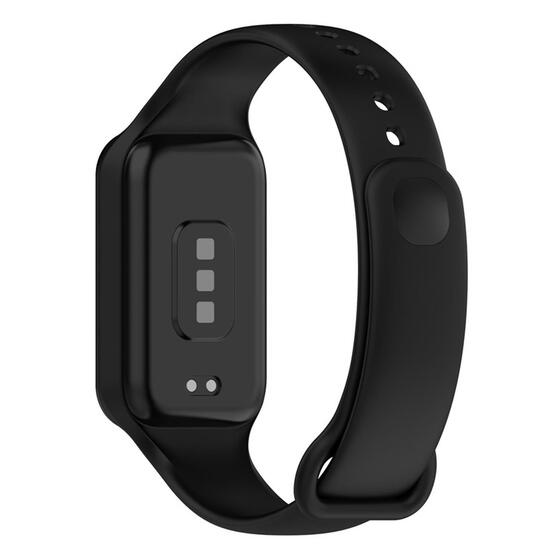 Microsonic Xiaomi Redmi Smart Band 2 Kordon, Silicone Sport Band Siyah