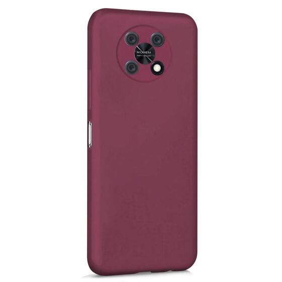 Microsonic Matte Silicone Huawei Nova Y90 Kılıf Mor