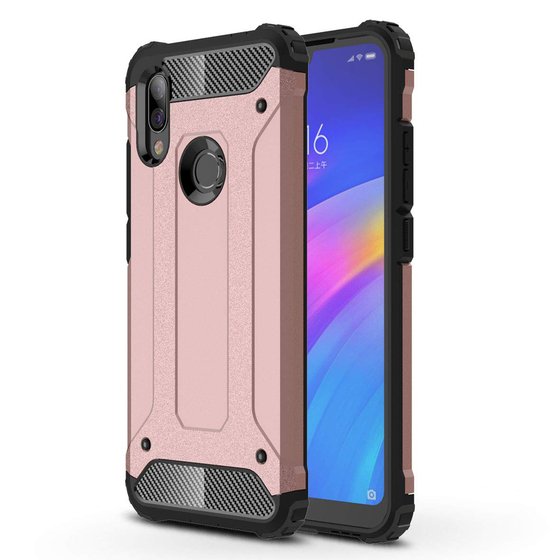 Microsonic Xiaomi Redmi 7 Kılıf Rugged Armor Rose Gold