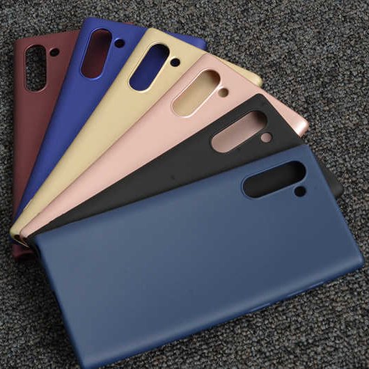 Microsonic Matte Silicone Samsung Galaxy Note 10 Kılıf Rose Gold