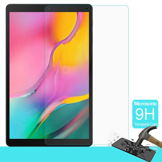 Microsonic Samsung Galaxy Tab A 10.1'' T510 Temperli Cam Ekran koruyucu