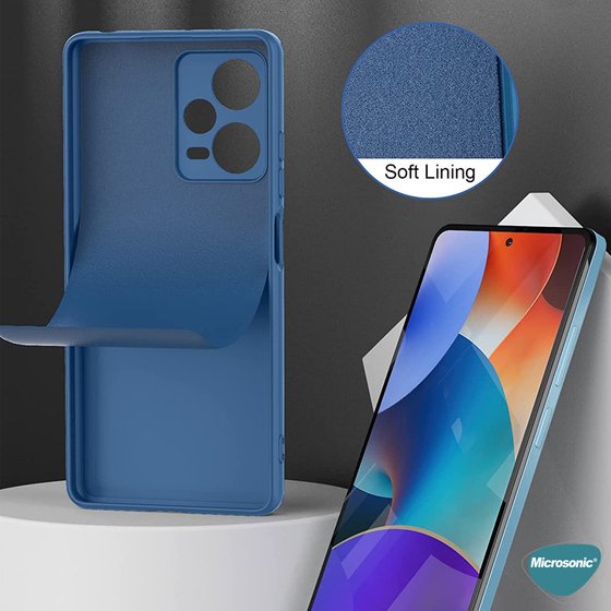 Microsonic Xiaomi Poco X5 5G Kılıf Groovy Soft Mor