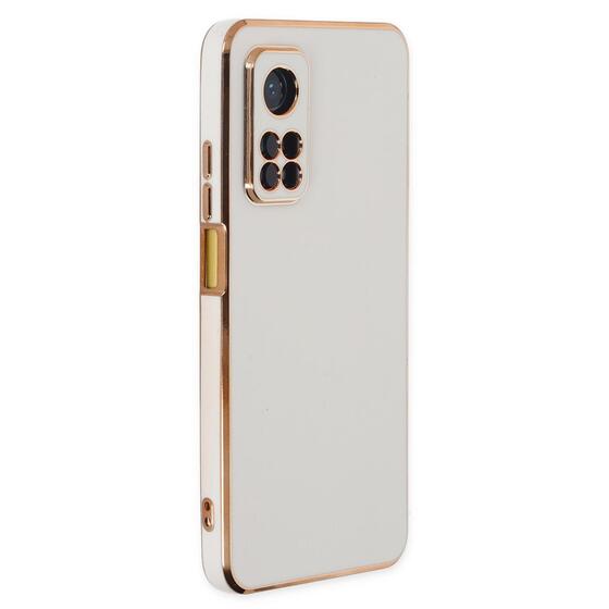 Microsonic Xiaomi Mi 10T Pro Kılıf Olive Plated Beyaz