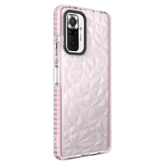 Microsonic Xiaomi Redmi Note 10 Pro Max Kılıf Prism Hybrid Pembe