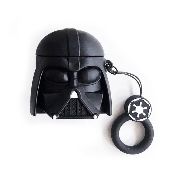 Microsonic AirPods 1. Nesil / 2. Nesil Kılıf Cartoon Figürlü Silikon Darth Vader