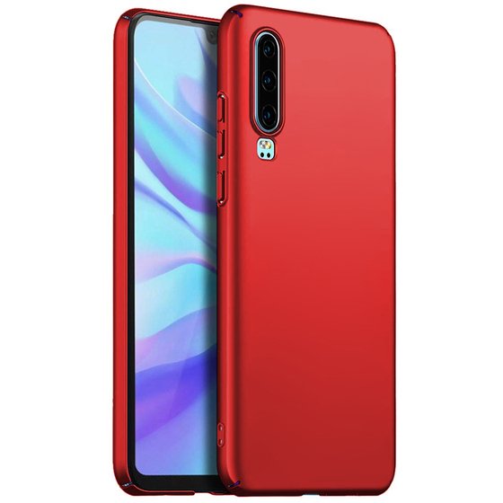 Microsonic Huawei P30 Kılıf Premium Slim Kırmızı