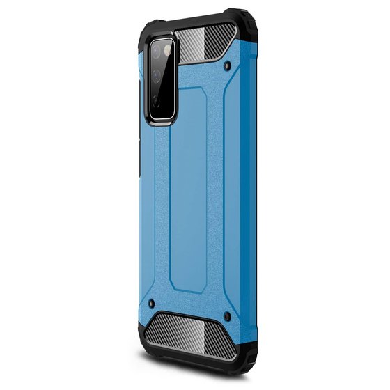 Microsonic Samsung Galaxy S20 FE Kılıf Rugged Armor Mavi