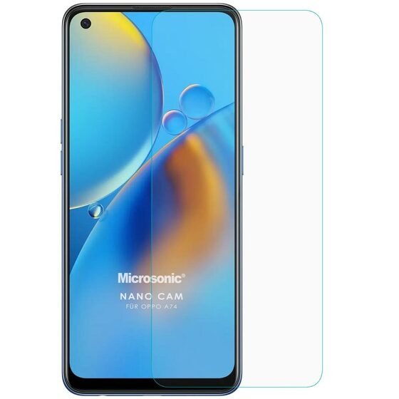 Microsonic Oppo A74 4G Nano Glass Cam Ekran Koruyucu