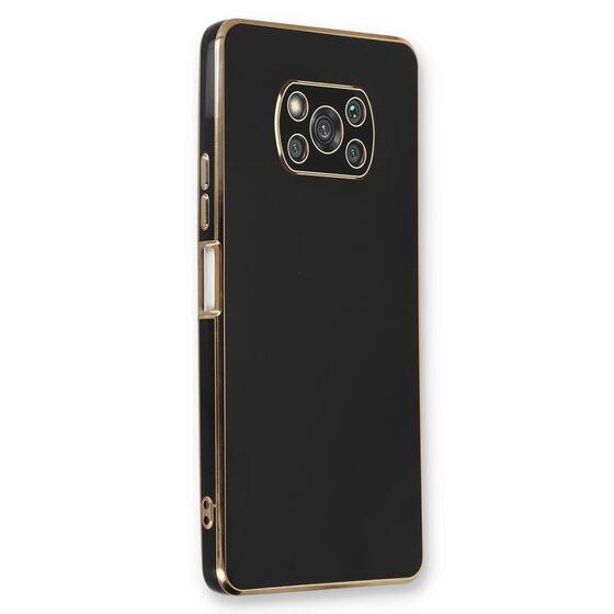 Microsonic Xiaomi Poco X3 Pro Kılıf Olive Plated Siyah