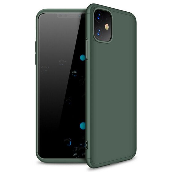 Microsonic Apple iPhone 11 (6.1'') Kılıf Double Dip 360 Protective Yeşil