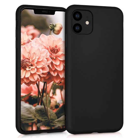 Microsonic Matte Silicone Apple iPhone 11 (6.1'') Kılıf Siyah