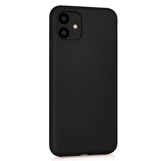 Microsonic Matte Silicone Apple iPhone 11 (6.1'') Kılıf Siyah