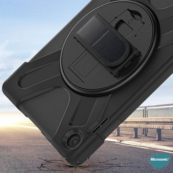 Microsonic Lenovo Tab M10 TB-X306F 10.1`` Kılıf (ZA6W0026TR) Heavy Defender Siyah