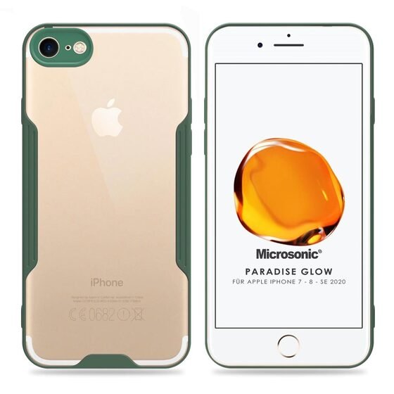 Microsonic Apple iPhone SE 2022 Kılıf Paradise Glow Yeşil