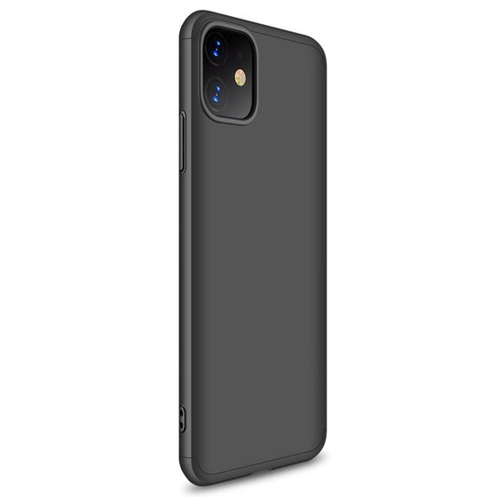 Microsonic Apple iPhone 11 (6.1'') Kılıf Double Dip 360 Protective Siyah