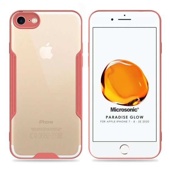 Microsonic Apple iPhone SE 2022 Kılıf Paradise Glow Pembe