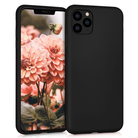 Microsonic Matte Silicone Apple iPhone 11 Pro (5.8'') Kılıf Siyah