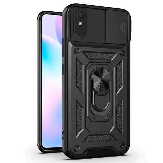 Microsonic Xiaomi Redmi 9A Kılıf Impact Resistant Siyah