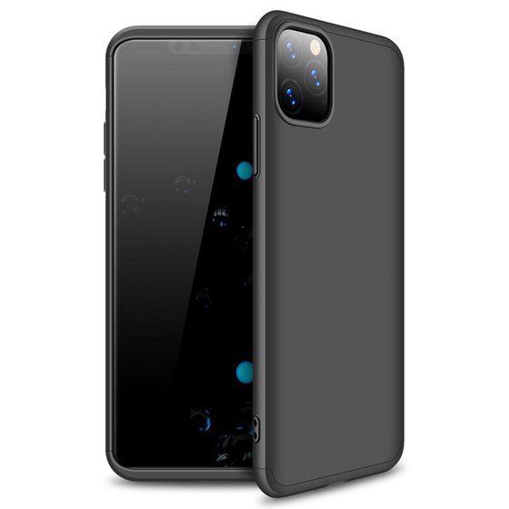 Microsonic Apple iPhone 11 Pro (5.8'') Kılıf Double Dip 360 Protective Siyah