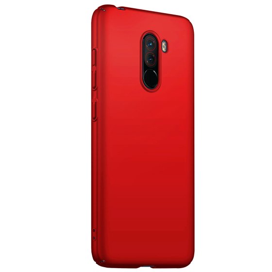 Microsonic Xiaomi Pocophone F1 Kılıf Premium Slim Kırmızı