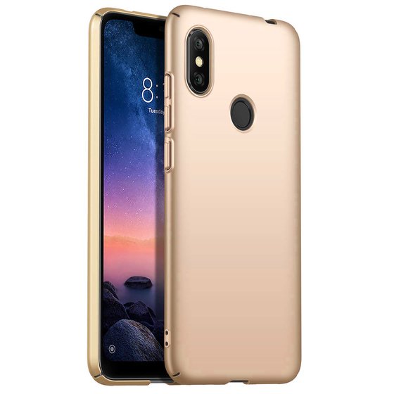 Microsonic Xiaomi Redmi Note 6 Pro Kılıf Premium Slim Gold