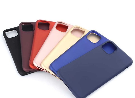 Microsonic Matte Silicone Apple iPhone 11 Pro Max (6.5'') Kılıf Mor