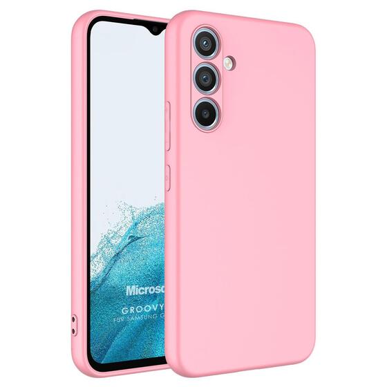 Microsonic Samsung Galaxy A14 Kılıf Groovy Soft Pembe