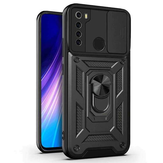 Microsonic Xiaomi Redmi Note 8 Kılıf Impact Resistant Siyah