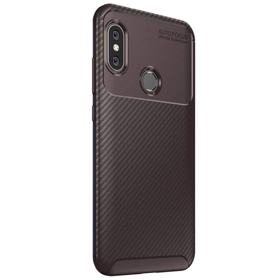 Microsonic Xiaomi Redmi Note 6 Pro Kılıf Legion Series Kahverengi