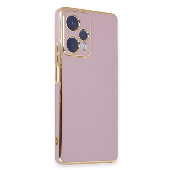 Microsonic Xiaomi Poco F5 Kılıf Olive Plated Lila