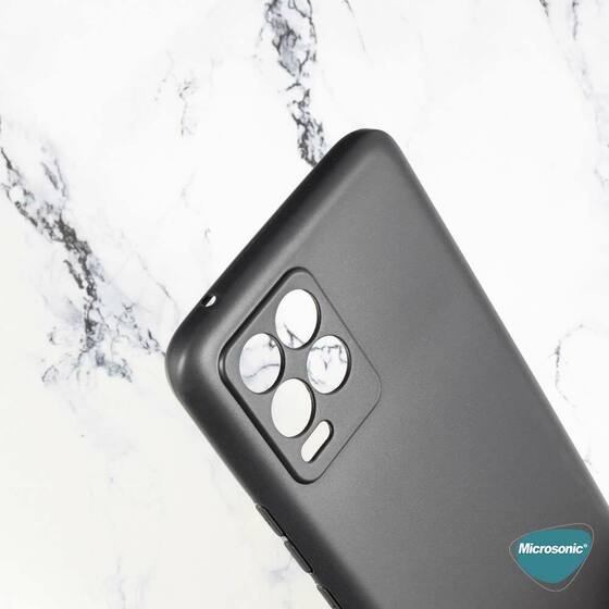 Microsonic Matte Silicone Realme 8 Pro Kılıf Mor