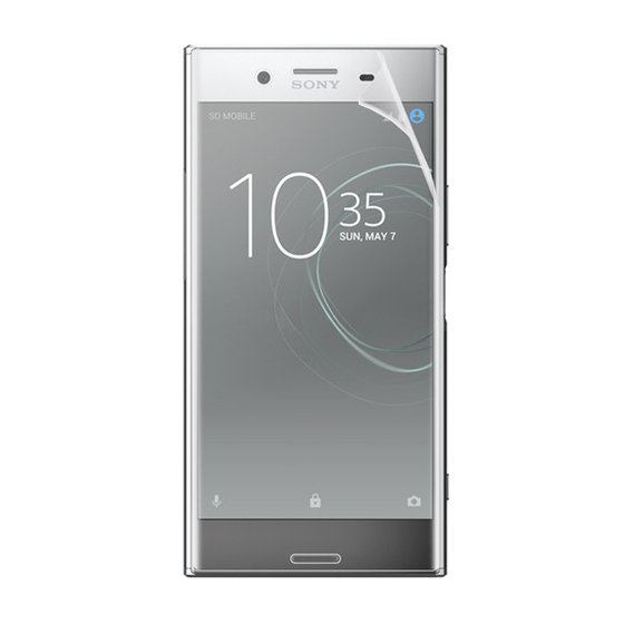 Microsonic Sony Xperia XZ Premium Kavisler Dahil Tam Ekran Kaplayıcı Şeffaf Koruyucu Film