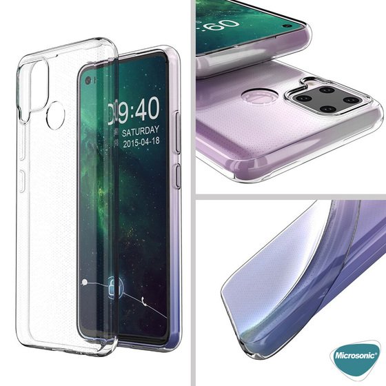 Microsonic Realme C15 Kılıf Transparent Soft Şeffaf