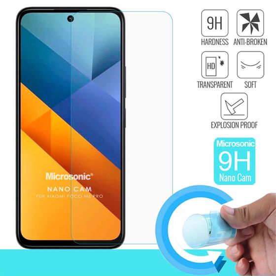 Microsonic Xiaomi Poco M6 Pro 5G Nano Glass Cam Ekran Koruyucu