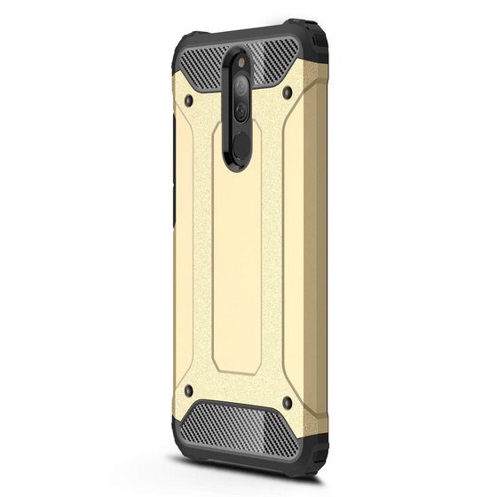 Microsonic Xiaomi Redmi 8 Kılıf Rugged Armor Gold